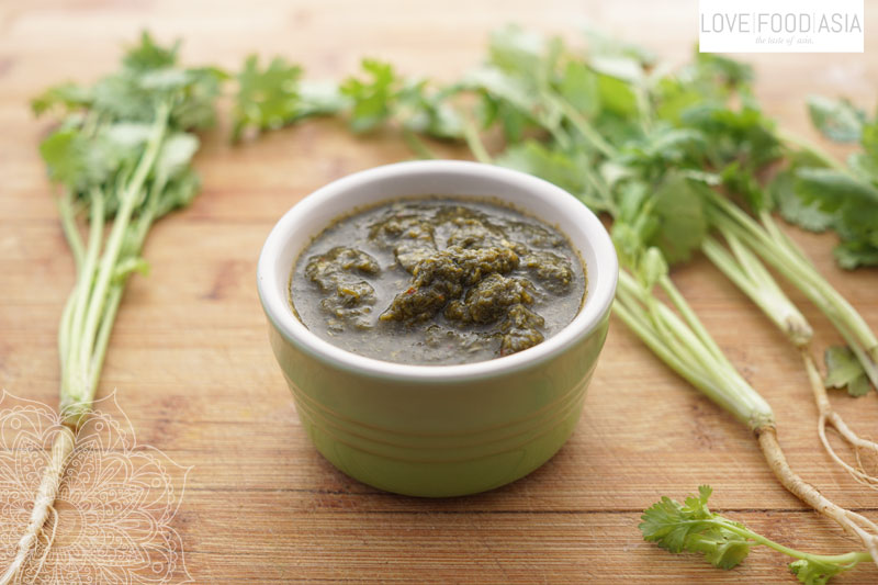 Homemade Coriander / Cilantro Paste