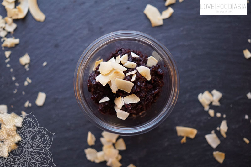 Coconut Black Rice Pudding from Thailand