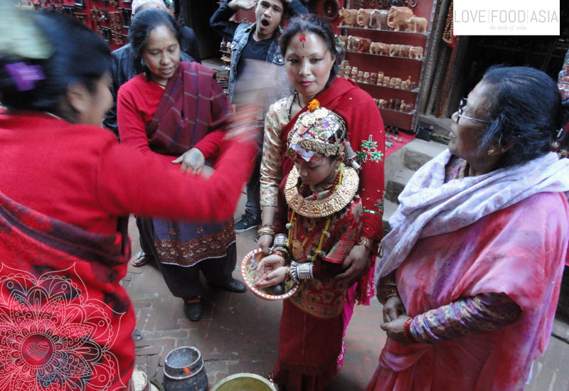 A child buddha in Kathmandu