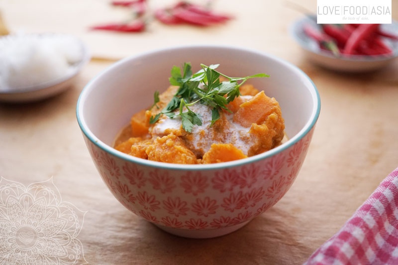 Red Thai Curry with Pork Fillet and Sweet Potatoes