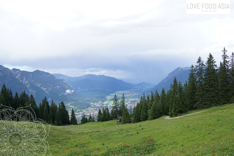 Ein erste Blick auf Garmisch Partenkirchen