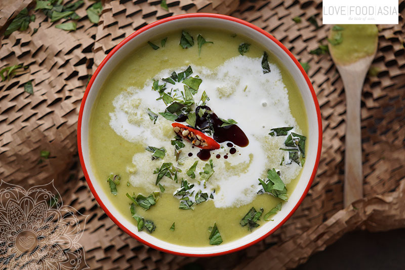 Asian Green Peas Soup