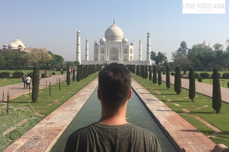 Martin at the Taj Mahal