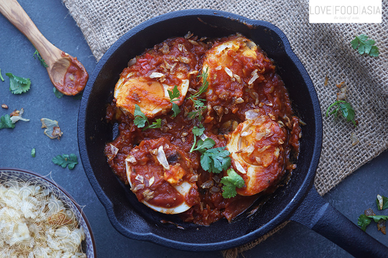 Golden Egg Curry from Myanmar