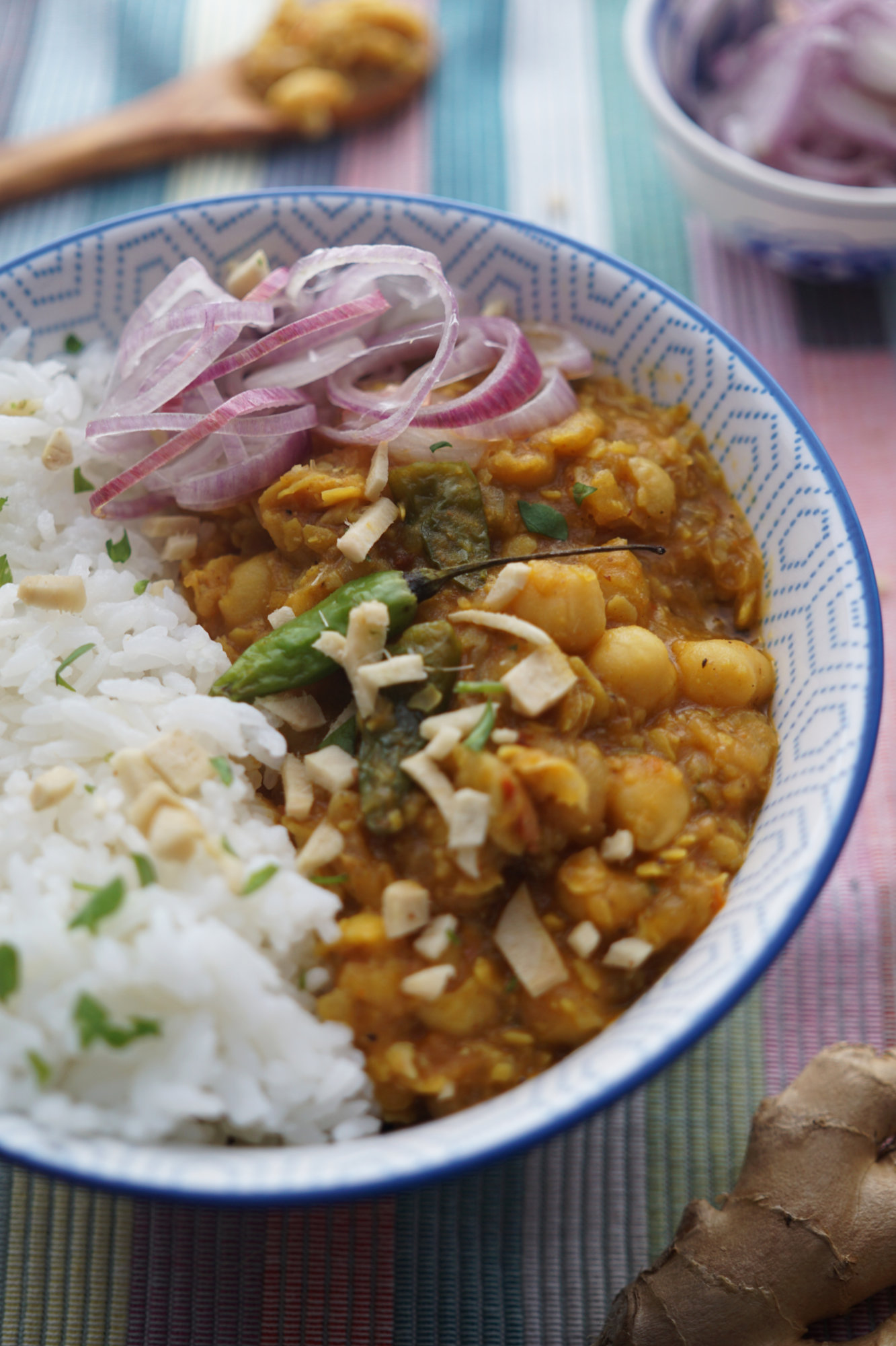 Einfaches indisches Kichererbsen-Curry (Chana Masala) - Love.Food.Asia.